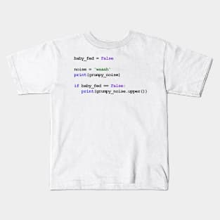 Python Code New Baby Kids T-Shirt